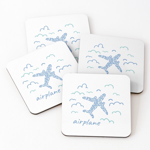 Item preview, Blue Plane in the clouds designed and sold by Deepness2023.
