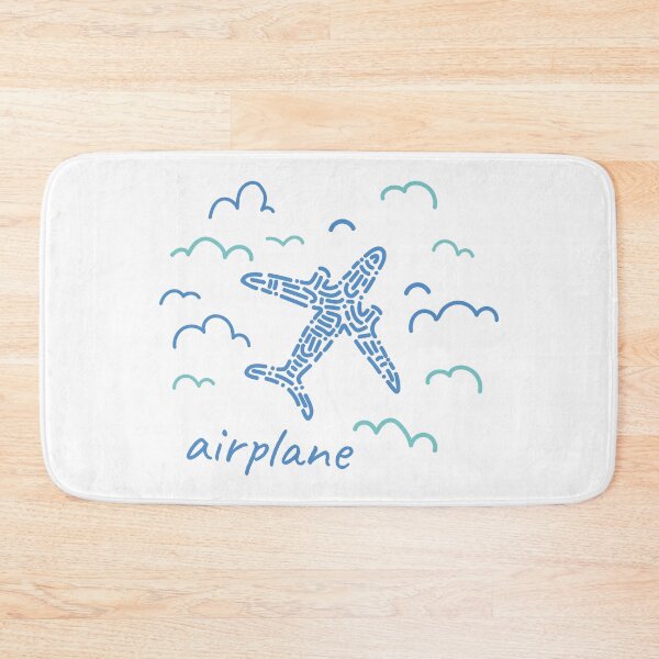 Item preview, Blue Plane in the clouds designed and sold by Deepness2023.