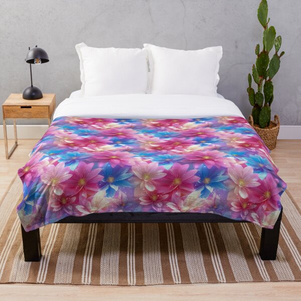 Item preview, Dreamy Pastel Floral Explosion | Vibrant Abstract Flower Pattern designed and sold by InkInduldge.