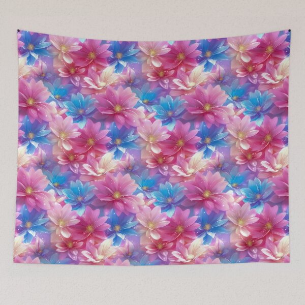 Item preview, Dreamy Pastel Floral Explosion | Vibrant Abstract Flower Pattern designed and sold by InkInduldge.