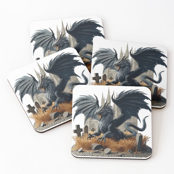Item preview, Crow Dragon in the Cathedral Cemetery Fields designed and sold by Xsquilax.