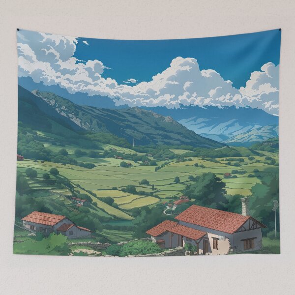 Item preview, Albania landscape | Anime style designed and sold by ComicsFactory.