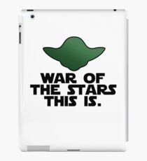 Wise jedi iPad Case/Skin