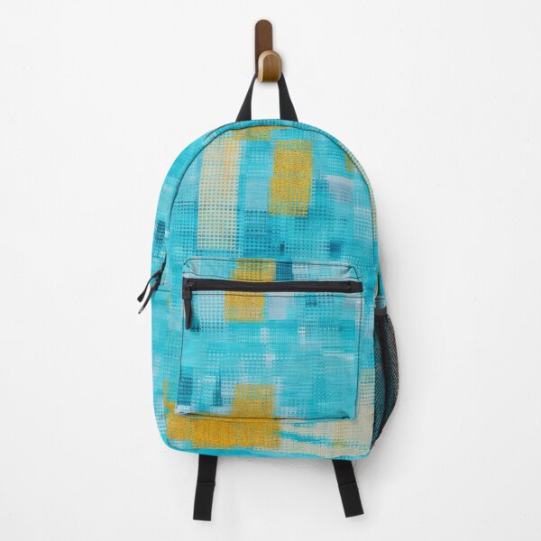 Item preview, Sunny Outlook Blue And Yellow Art designed and sold by Sharon Cummings Art.