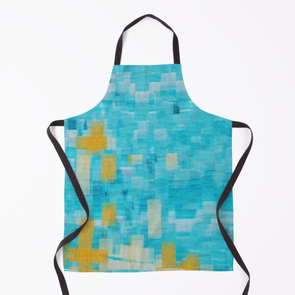 Item preview, Sunny Outlook Blue And Yellow Art designed and sold by Sharon Cummings Art.