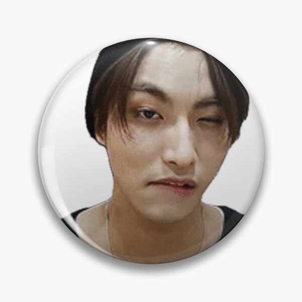 Item preview, Ateez seonghwa lip bite meme kpop sticker designed and sold by teezer designs.
