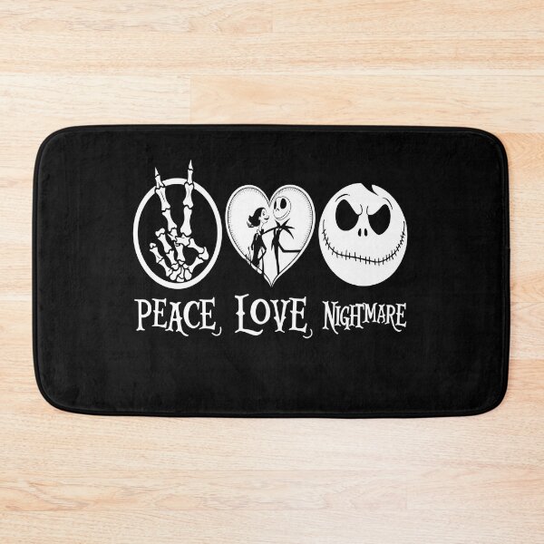 Item preview, Nightmare Before Christmas Peace Love Nightmare designed and sold by Mosaic-97.