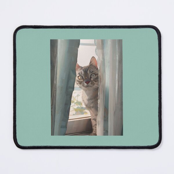 Item preview, Cute Cat is looking at you designed and sold by ACCROCHER.