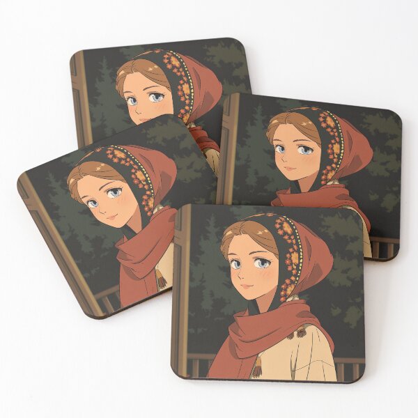 Item preview, Albanian woman, portrait | Anime style designed and sold by ComicsFactory.