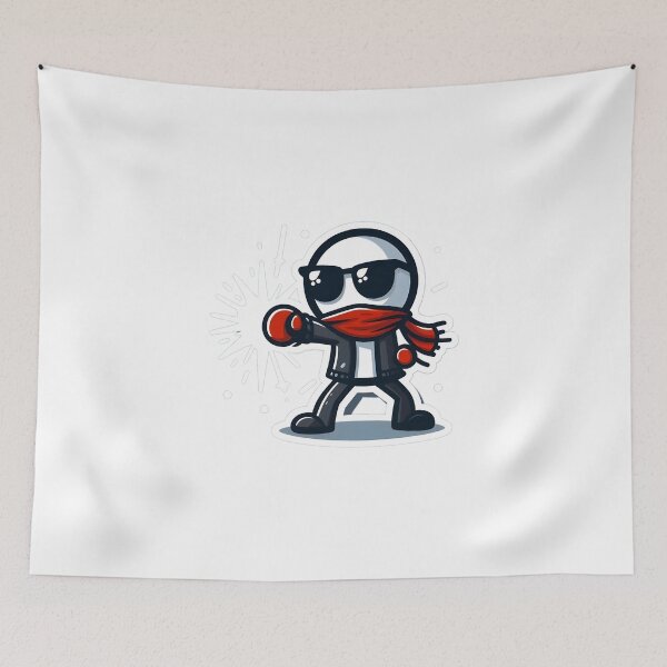 Item preview, Classic Cool Stickman Fighter designed and sold by StickyGuys.