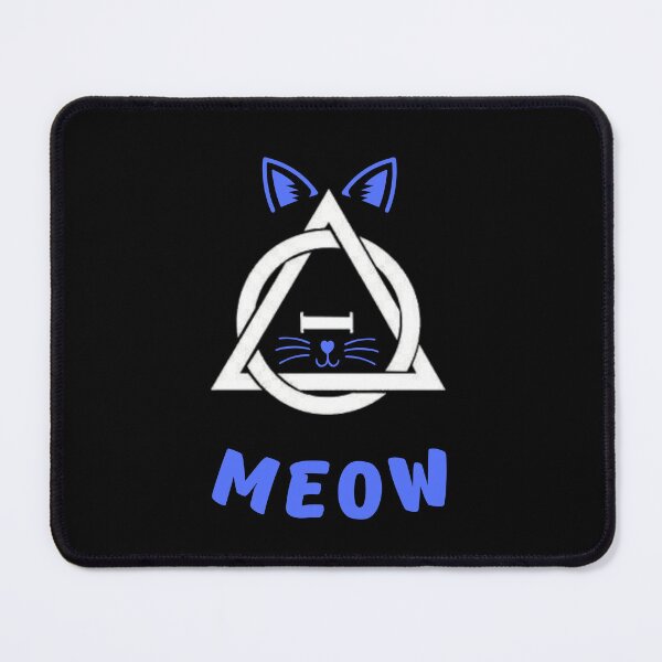Item preview, Meow! Therian / Therianthropy Symbol Blue Cat Ears Whiskers designed and sold by Artography Designs.