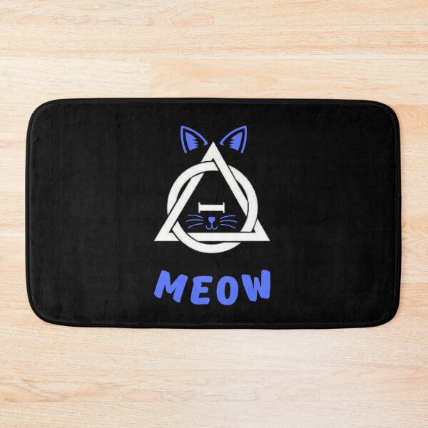 Item preview, Meow! Therian / Therianthropy Symbol Blue Cat Ears Whiskers designed and sold by Artography Designs.