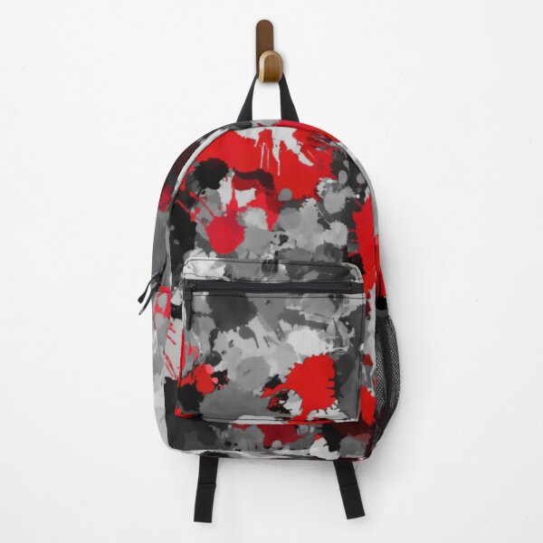 Item preview, Red and Grey Paint Splatter designed and sold by BigTexFunkadelic.