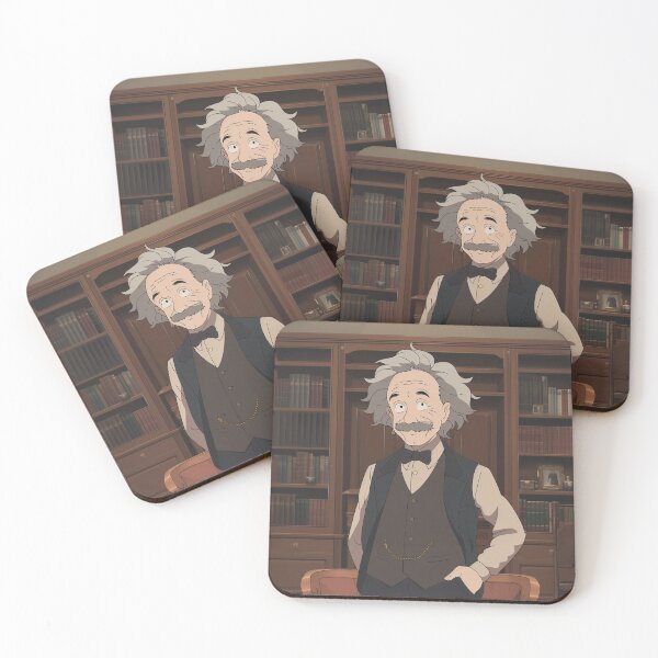 Item preview, Albert Einstein | Anime style designed and sold by ComicsFactory.