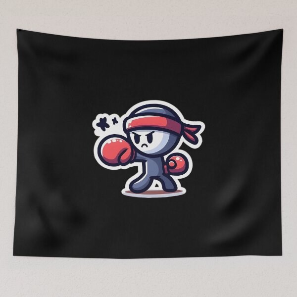 Item preview, Angry Stickman Boxer designed and sold by StickyGuys.