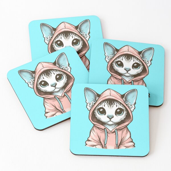 Item preview, Devon rex designed and sold by Anna Halasek.