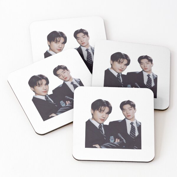 Item preview, Ateez san wooyoung woosan suits a tiny membership sticker  designed and sold by teezer designs.