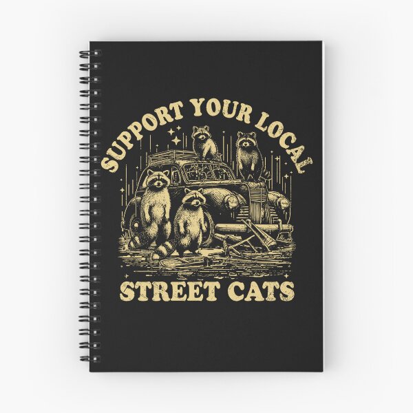 Item preview, Funny Raccoons Support Your Local Street Cats designed and sold by AlienOccupation.