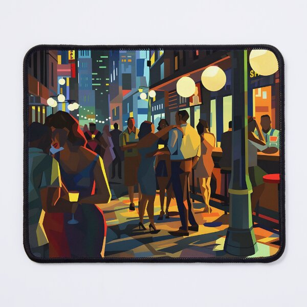 Item preview, Bustling City Nightlife Scene designed and sold by Alin Richard Iovănuț.