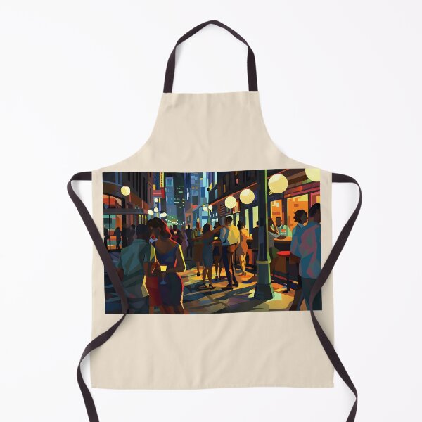 Item preview, Bustling City Nightlife Scene designed and sold by Alin Richard Iovănuț.