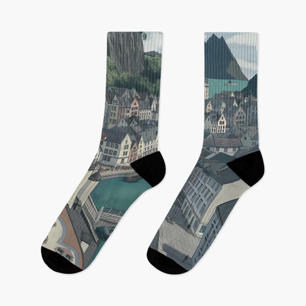 Item preview, Ålesund, city | Anime style designed and sold by ComicsFactory.