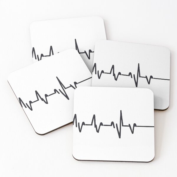 Item preview, Simple unique heart rate design  designed and sold by Mn3mm.