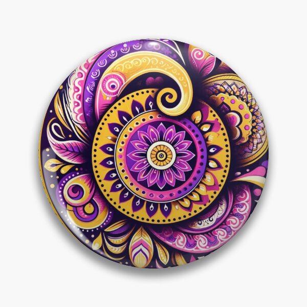 Item preview, Purple-hued Indian paisley designed and sold by saqui-com.