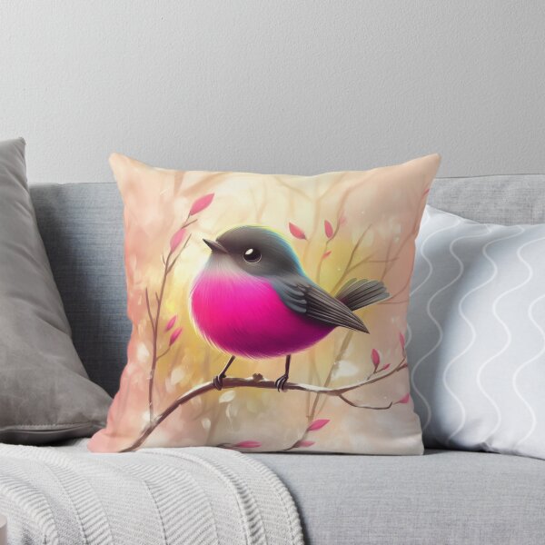 Item preview, Cute Pink Robin designed and sold by HarperSkye.