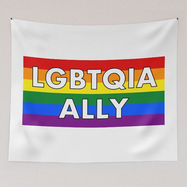 Item preview, LGBTQIA ally  designed and sold by Inspirationmotivation.