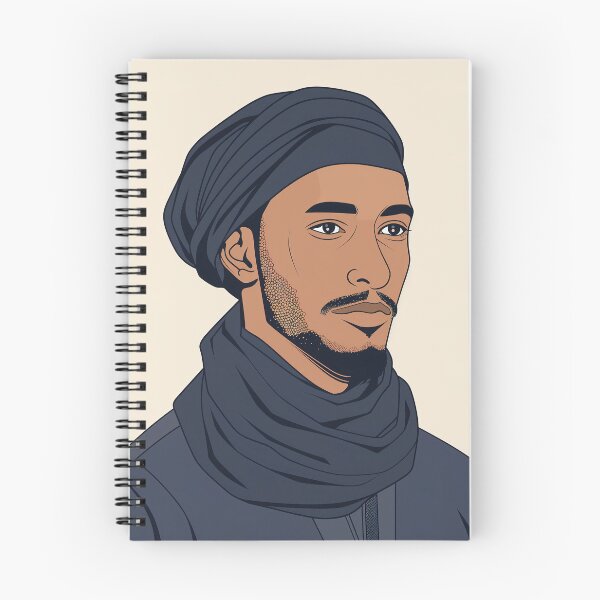 Item preview, Algerian man, portrait | Anime style designed and sold by ComicsFactory.