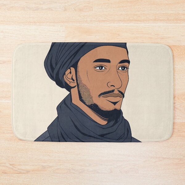Item preview, Algerian man, portrait | Anime style designed and sold by ComicsFactory.