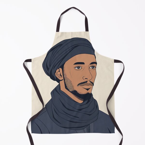 Item preview, Algerian man, portrait | Anime style designed and sold by ComicsFactory.