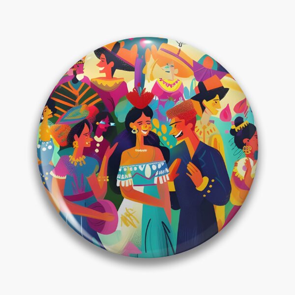 Item preview, Colorful Cultural Festival Scene designed and sold by Alin Richard Iovănuț.