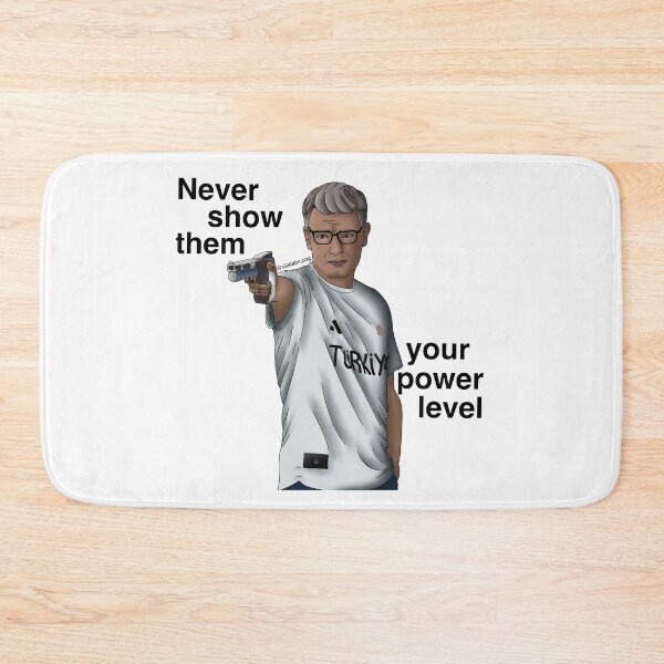 Item preview, Yusuf Dikeç - Never show them your power level - black text designed and sold by Olistabs.