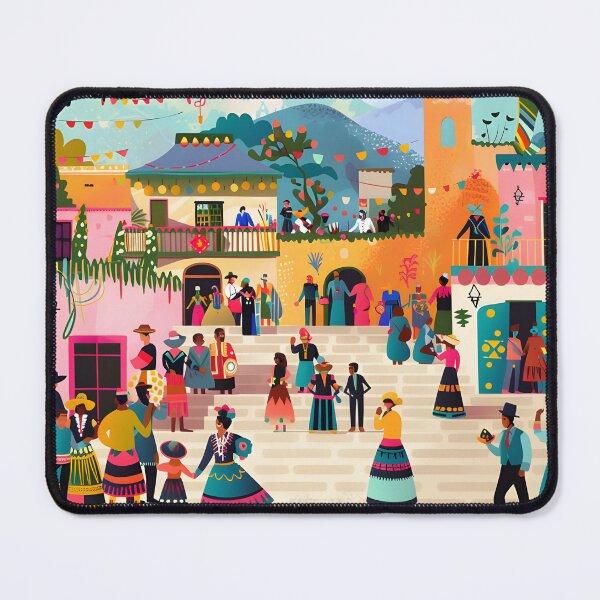 Item preview, Colorful Cultural Festival Scene designed and sold by Alin Richard Iovănuț.