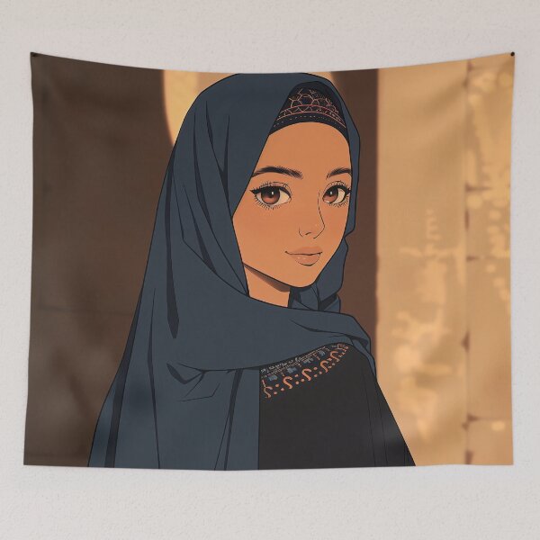 Item preview, Algerian woman | Anime style designed and sold by ComicsFactory.