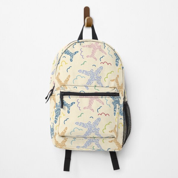 Item preview, Colorful airplanes in colorful clouds pattern designed and sold by Deepness2023.