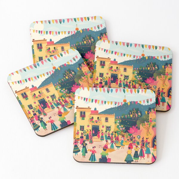Item preview, Colorful Cultural Festival Scene designed and sold by Alin Richard Iovănuț.