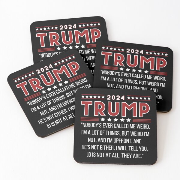 Item preview, I Am Not Weird, Trump 2024. designed and sold by Roy & Tiffany.