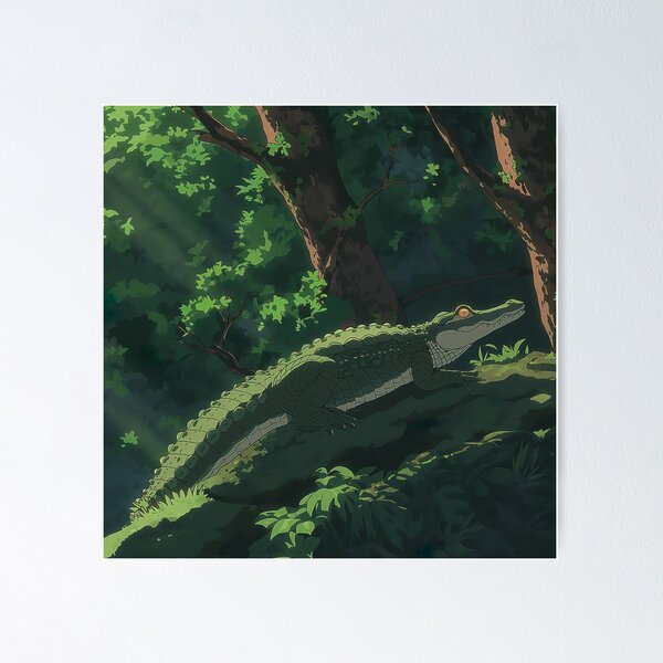Item preview, alligator | Anime style designed and sold by ComicsFactory.