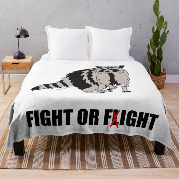 Item preview, Fight or flight - black text designed and sold by Olistabs.