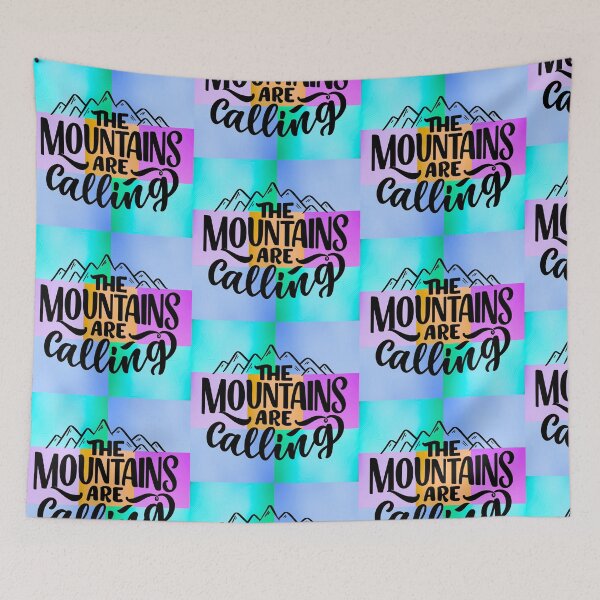 Item preview, The Mountains are Calling Pop-Art designed and sold by Fredster1966.