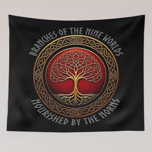 Item preview, Norse tree of life designed and sold by HolidayT-Shirts.