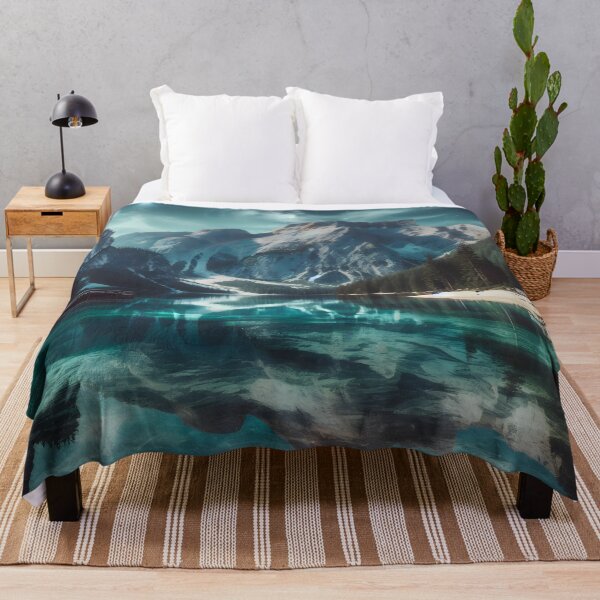Item preview, Starry Night Over Tranquil Mountain Lake designed and sold by CitrineLinker.