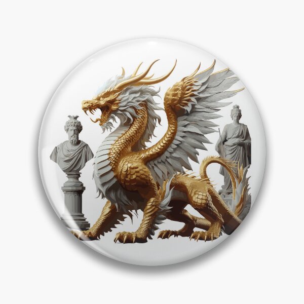 Item preview, Golden Dragon and the Marble Busts designed and sold by Xsquilax.