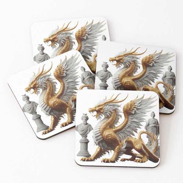 Item preview, Golden Dragon and the Marble Busts designed and sold by Xsquilax.