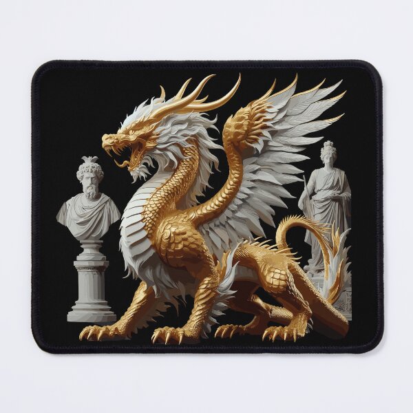 Item preview, Golden Dragon and the Marble Busts designed and sold by Xsquilax.