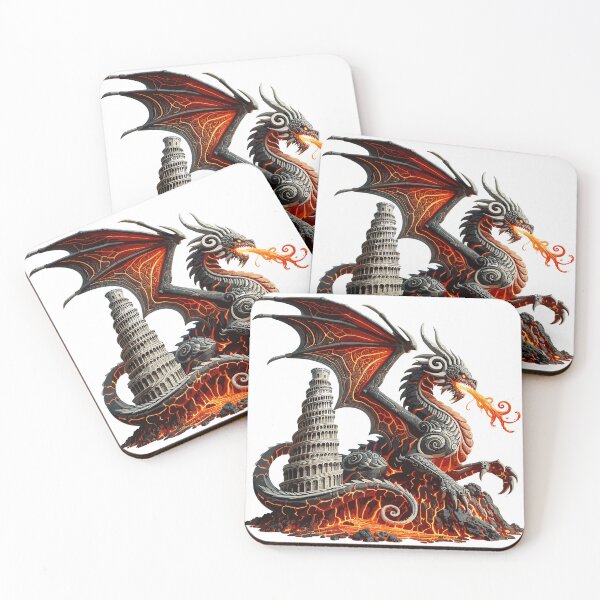 Item preview, Lava Dragon with Ornate Horns and Tower designed and sold by Xsquilax.