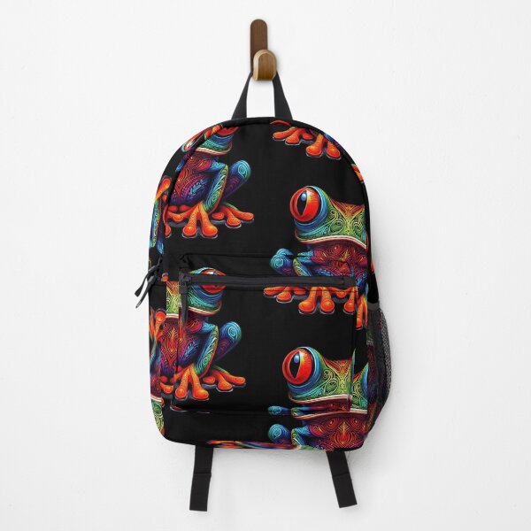 Item preview, colorful frog designed and sold by 506DesignsCR.