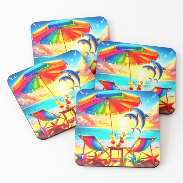 Item preview, Beach Dolphins designed and sold by connie campbell.